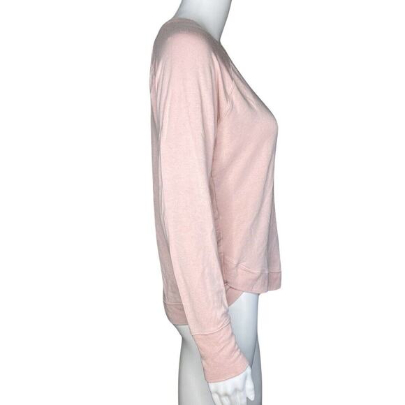 Athleta Shirt Womens Small Mindset Sweatshirt Pink Workout Commute Athleisure‎ - Picture 2 of 7